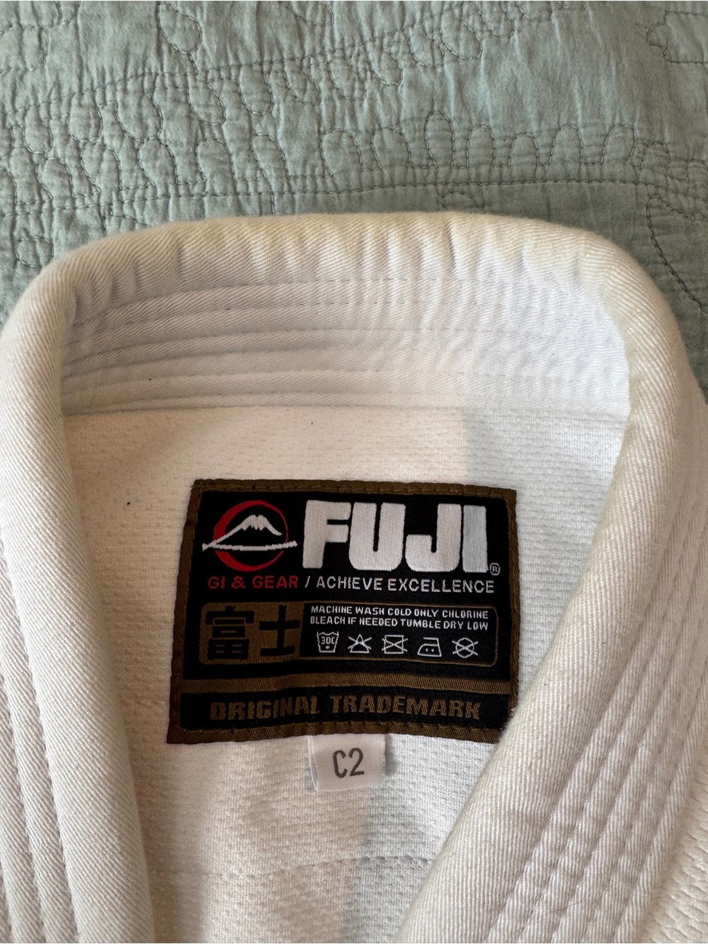 Fuji Kids Jiu-Jitsu Gi White Matching Set with White Belt - Picture 2 of 11